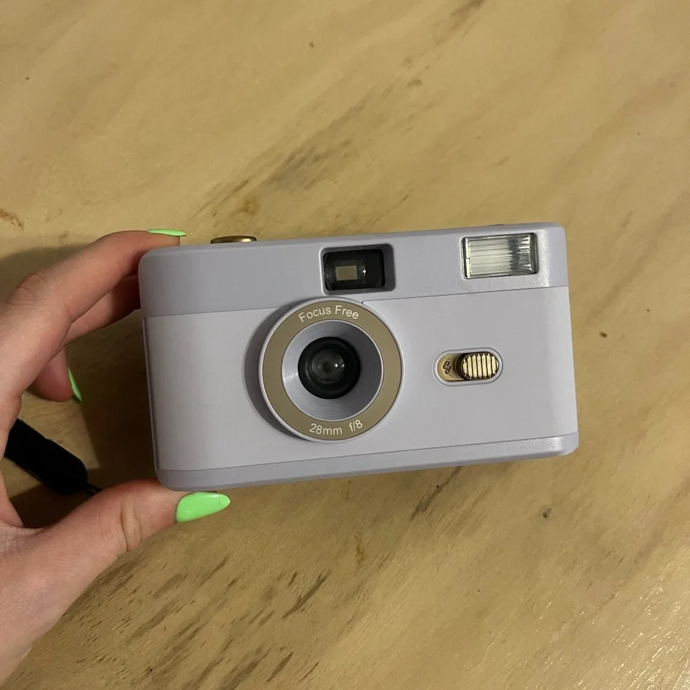 35mm Film Camera with Built-in Flash